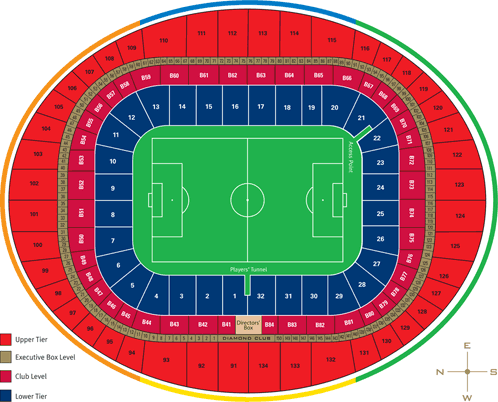 emirates stadium seating plan