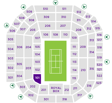 Wimbledon Centre Court Seating Plan